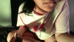 milf masturbates at home while alone