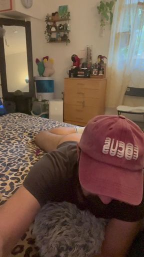 Fucking Myself with My New Dildo