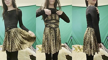 Classy Trans Lilia is actually secretly a horny slut!
