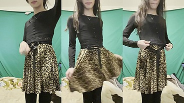 Classy Trans Lilia is actually secretly a horny slut!