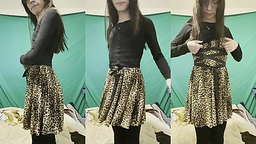 Classy Trans Lilia is actually secretly a horny slut!