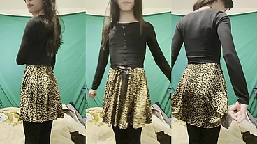 Classy Trans Lilia is actually secretly a horny slut!