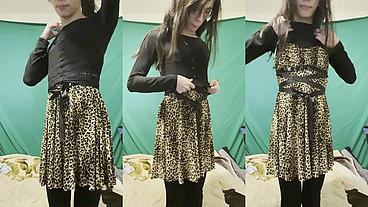 Classy Trans Lilia is actually secretly a horny slut!