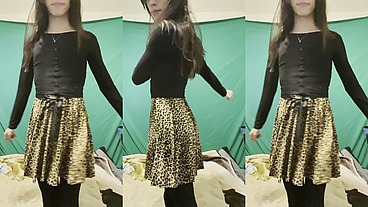Classy Trans Lilia is actually secretly a horny slut!