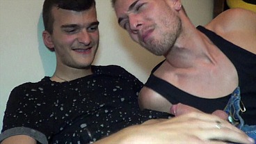 2 WICKED fucked raw by young straight twink curious