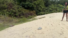 perdida na trilha encontrei uma anaconda gigante