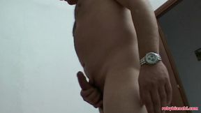 2 Cocks for a Beautiful Hairy Italian Slut