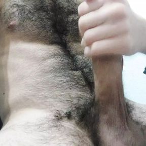 Rich penis, fat, long and hairy.