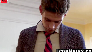 Hairy Hunk Gets Analized By Muscular Stud - Gay Sex in Hardcore Action