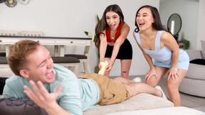 ”I Know My Stepsister Has Swallowed Tons Of Shaft! feat. Amber Summer & Kimmy Kimm”