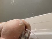 Soapy Femboy Pounds Ass In Bath