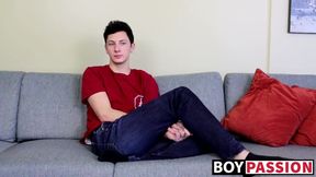 Hot tight ass and hung twink Kyler Rex gets to jack off