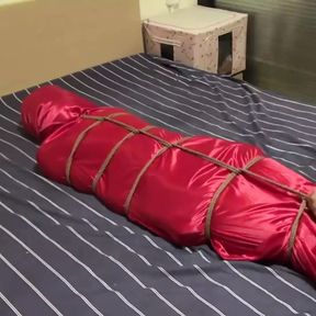 Pink Bed Sheets and Compression Bags