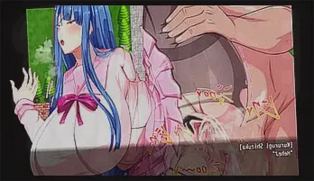 Huge Tits Psychics App Academy: Presidente Estudantil's Steamy Garden Orgy - Parte 2