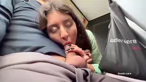 Katty West And Dis Diger - Cheeky Public Jerk-off By A Brunette