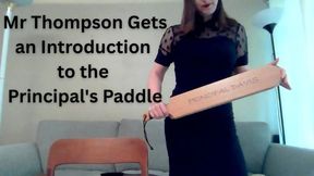 Mr Thompson Gets an Introduction to the Principal's Paddle - Audio