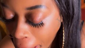 Hot goddess takes control with intense head action