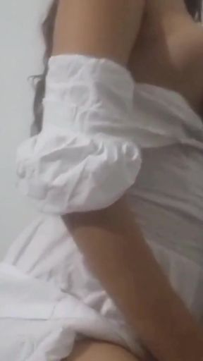 Unforgettable moment from &quot;THIN TEEN18+ GIRL RIDING A HARD COCK, ORAL SEX.&quot;