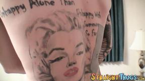 ”Straight thugs Chad & Blinx making those dicks spunk”