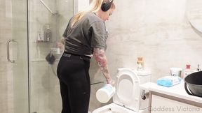 Toilet Scrubbing
