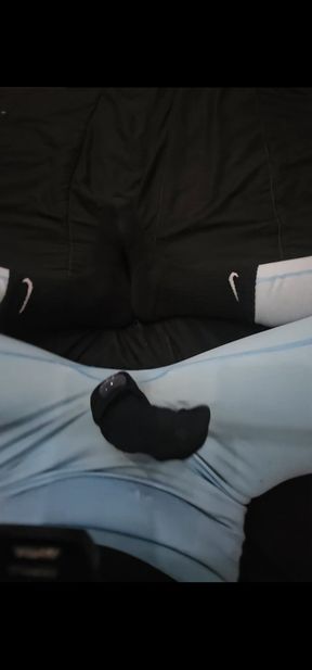 cum on my nike socks