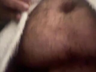 Overweight daddy pumps you with his cock during the time that wearing a bathrobe