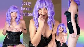 Go Gay for Your Girlfriend - She wants to watch another man fuck you - Make Me Bi Bisexual Encouragement with Mistress Mystique - WMV