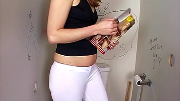 Tera Dice Glory Hole Blowjob and Facial