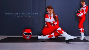 Defeated Red Power Ranger Part l