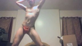 Skinny Asian Twink's Birthday Striptease