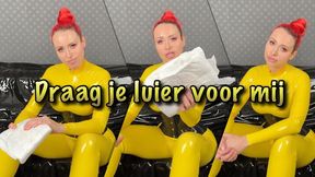 Draag je luier voor mij