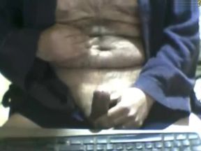 Guys picking their belly buttons on live cam