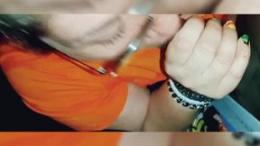 Latina BBBW takes a deepthroat facial