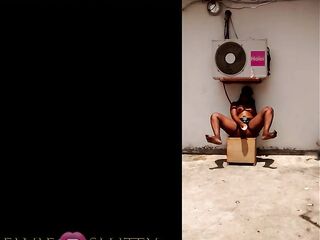 ElvieSlutty in a black mini skirt - Part 1