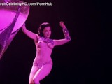 Smoking hot burlesque dancer, Dita Von Teese is amusing her audience with her new performance