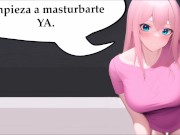 JOI hentai con un juego para masturbarse. ¿Apuestas?