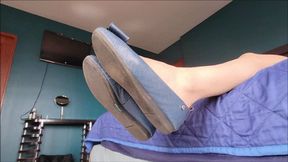 Dangling in flats lying in bed Part 1