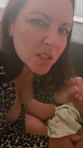 Deepthroat with cumshot