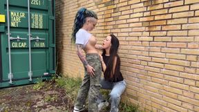 Public Girl on Girl