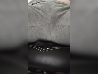 Masturbation In Sweats With Sex toy On Mini Weenie And Inside Hunk Snatch, FTM Attempt To Squirt