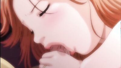 Watch this short-haired Hentai babe take on two cocks in a hardcore threesome