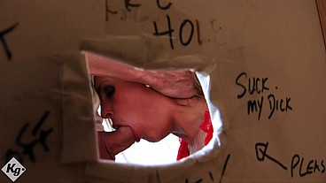 Busty Blonde MILF Loves Anonymous Dick In The Gloryhole