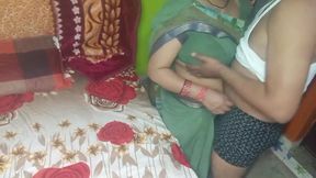 Indian Beautiful Bhabhi Having Romance with Her Husband.