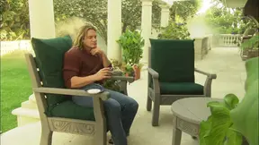Autumn Bliss and Monica Mayhem are blonde and brunette lesbians eat each other out