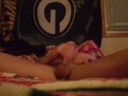 By request from subscriber: JO with anal beads.