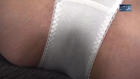 Bold Invitation. Braless Tease Flashes a Panty Line and Presses Close, Hard to Oppose Her Playful Heat. - Part1