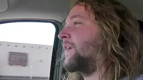 Hard cocked guy is banging this nasty whore while his friend is filming them