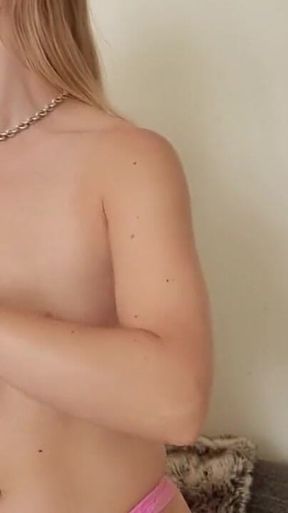 Brit Babe Fucks Herself with Dildo