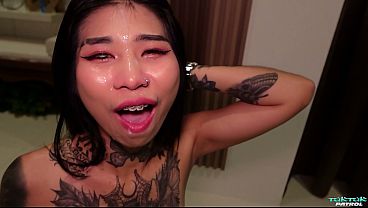 TukTukPatrol Inked Up Asian Pleases Lucky Foreigner
