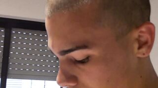 Tatted Up Gay Hunk - Big Dick Pounding Twink